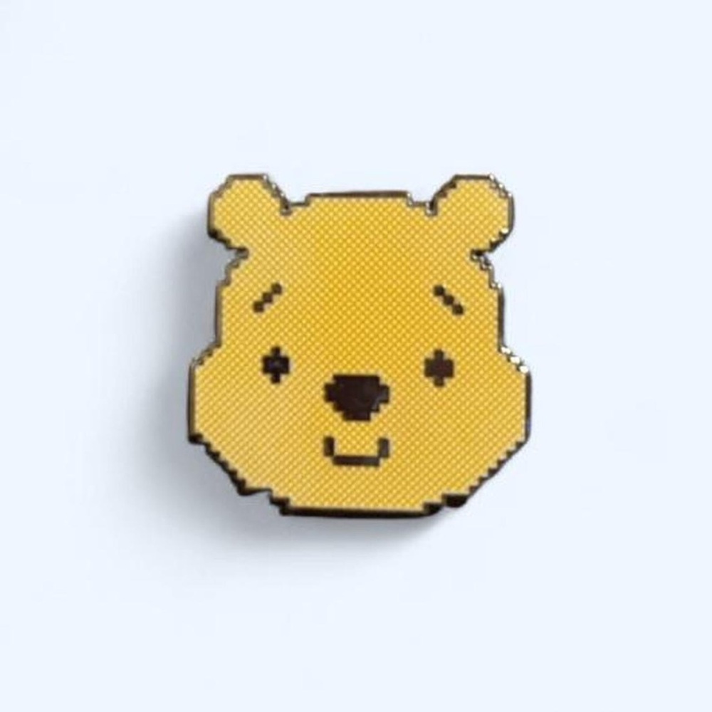 Winnie the Pooh Cross Stitch Pin